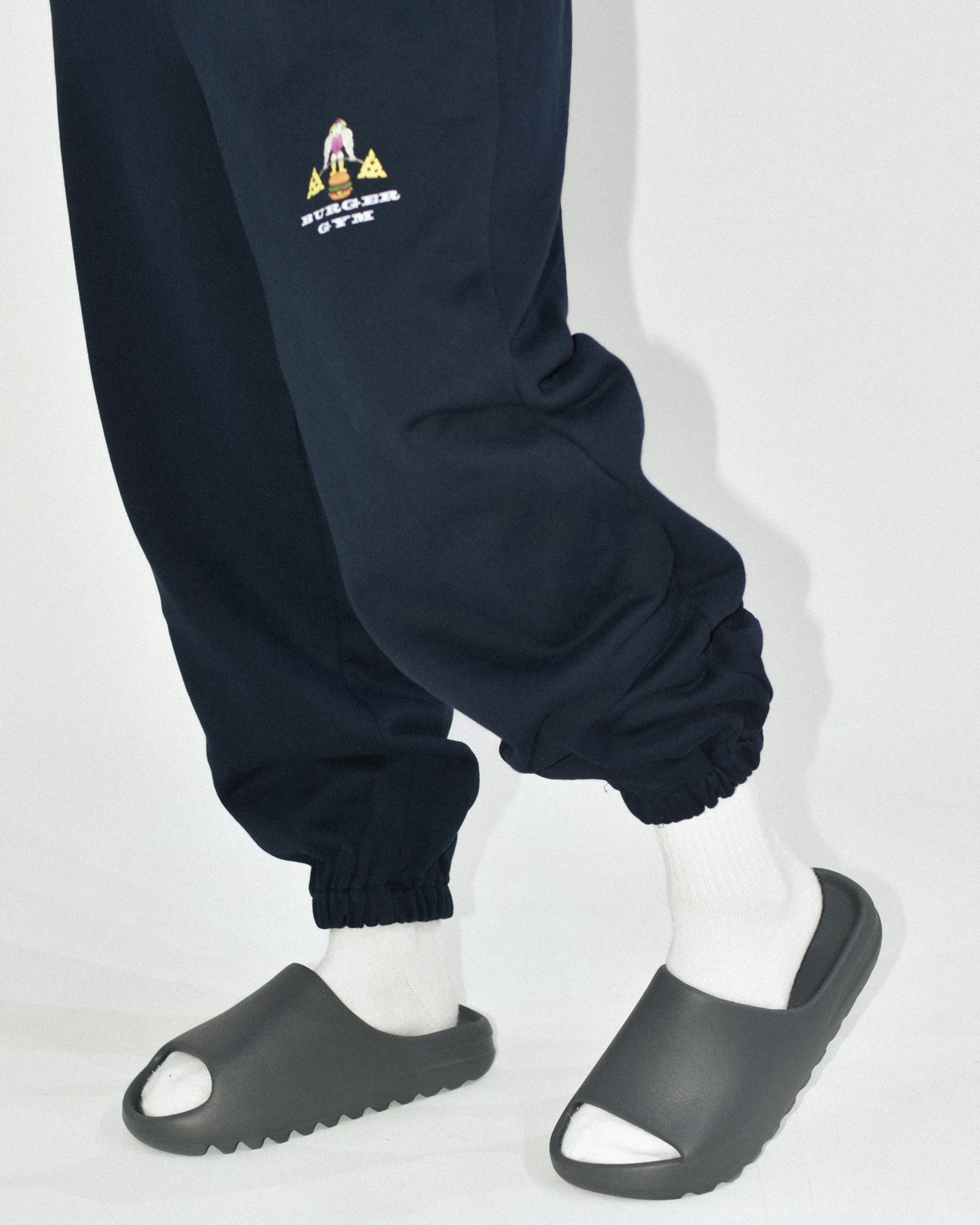 バーガージムスウェットロングパンツ ネイビー