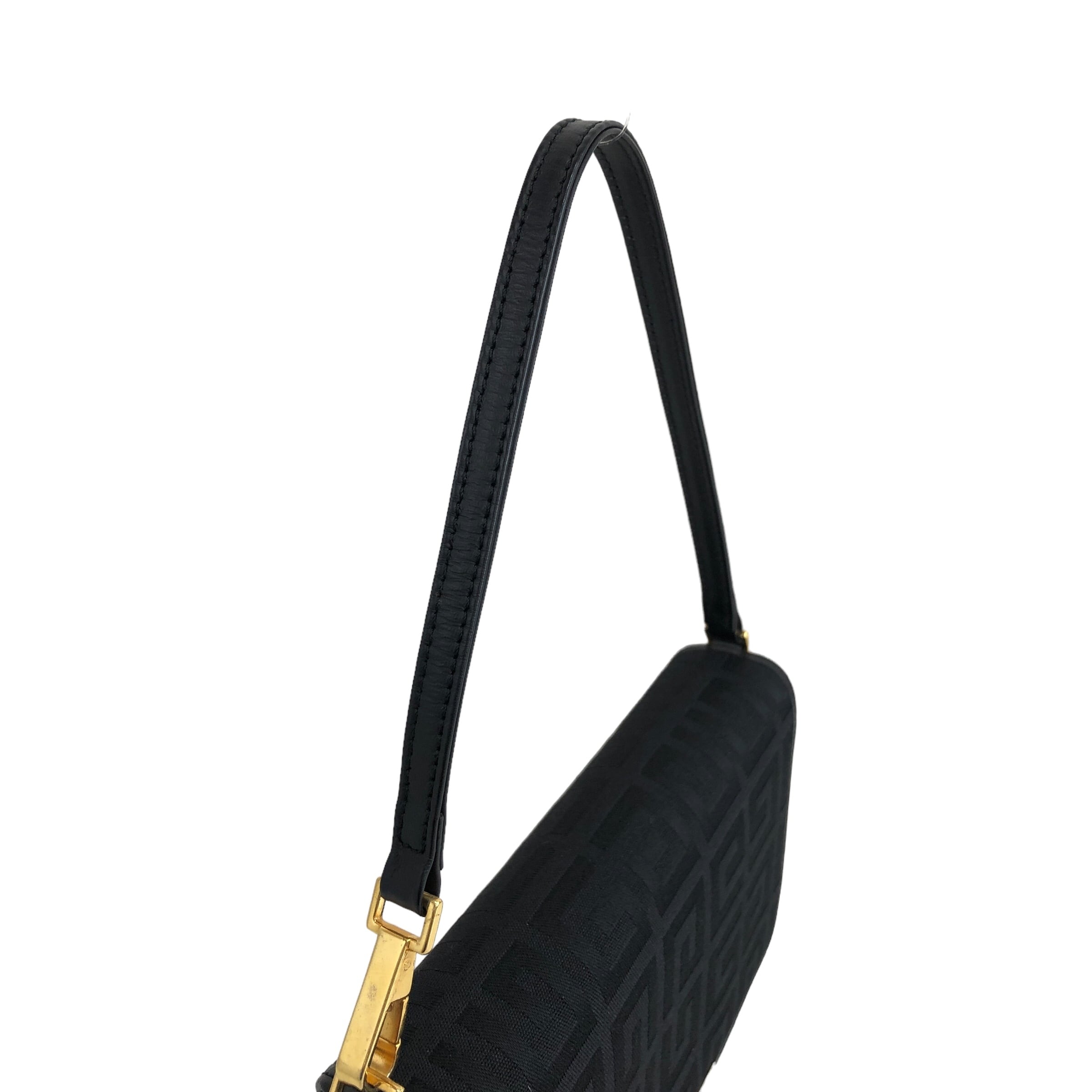 GIVENCHY ジバンシィ ハンドバッグ ブラック ロゴ ジャガード レザー
