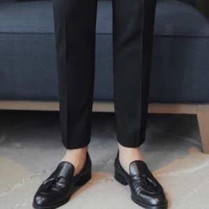 カジュアル　ハイウエストストレートパンツ　BO002