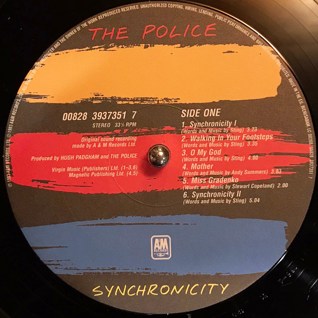 ファッションの The Police 中古lp国内盤 ポリス シンクロニシティー Www Isole Greche Com