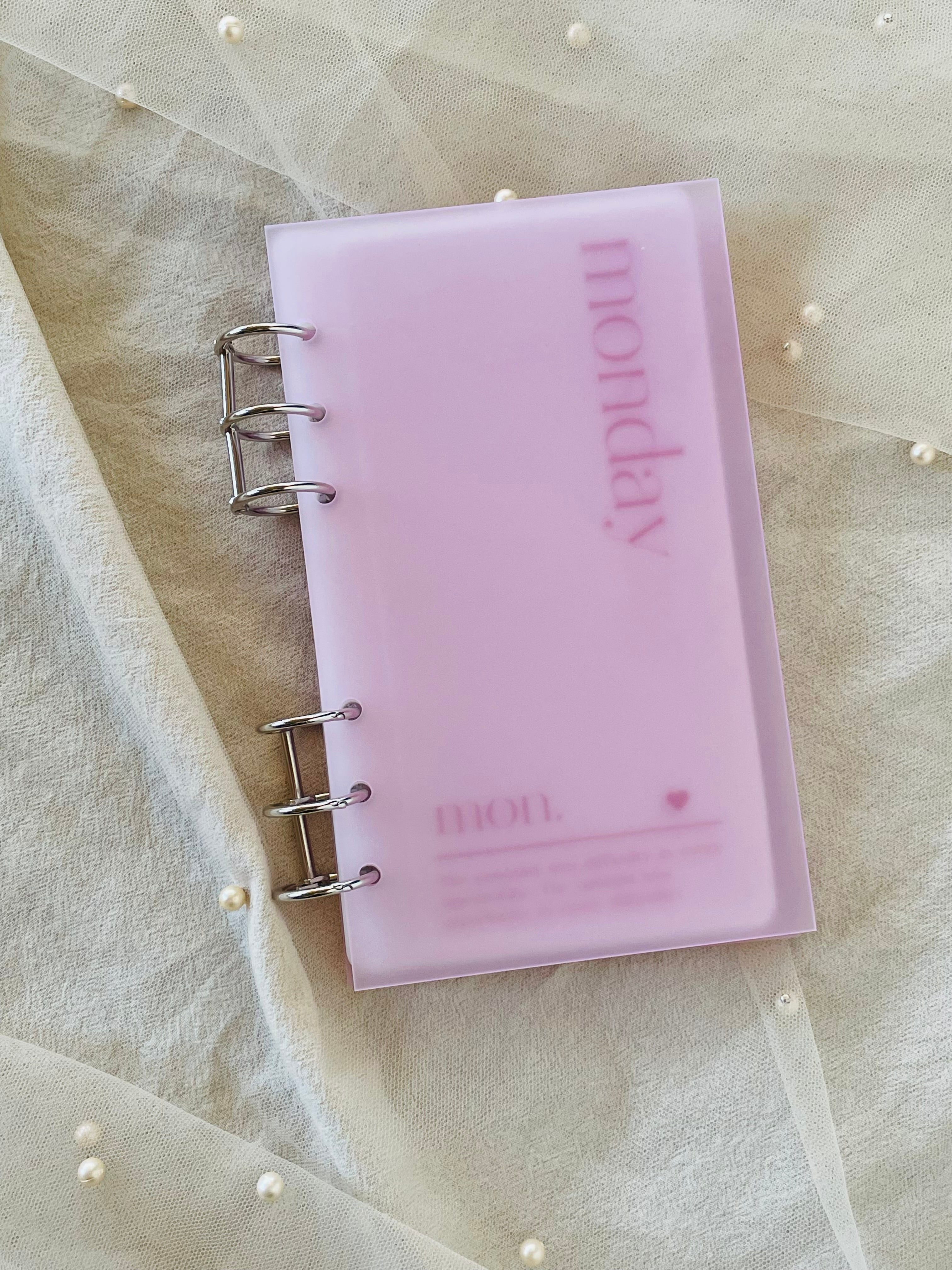 A6曜日リフィルpinkデザイン | nyk.saving