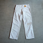 00s Dickies Sherwin Williams ホワイトペインターパンツ W34 ペンキ汚れ