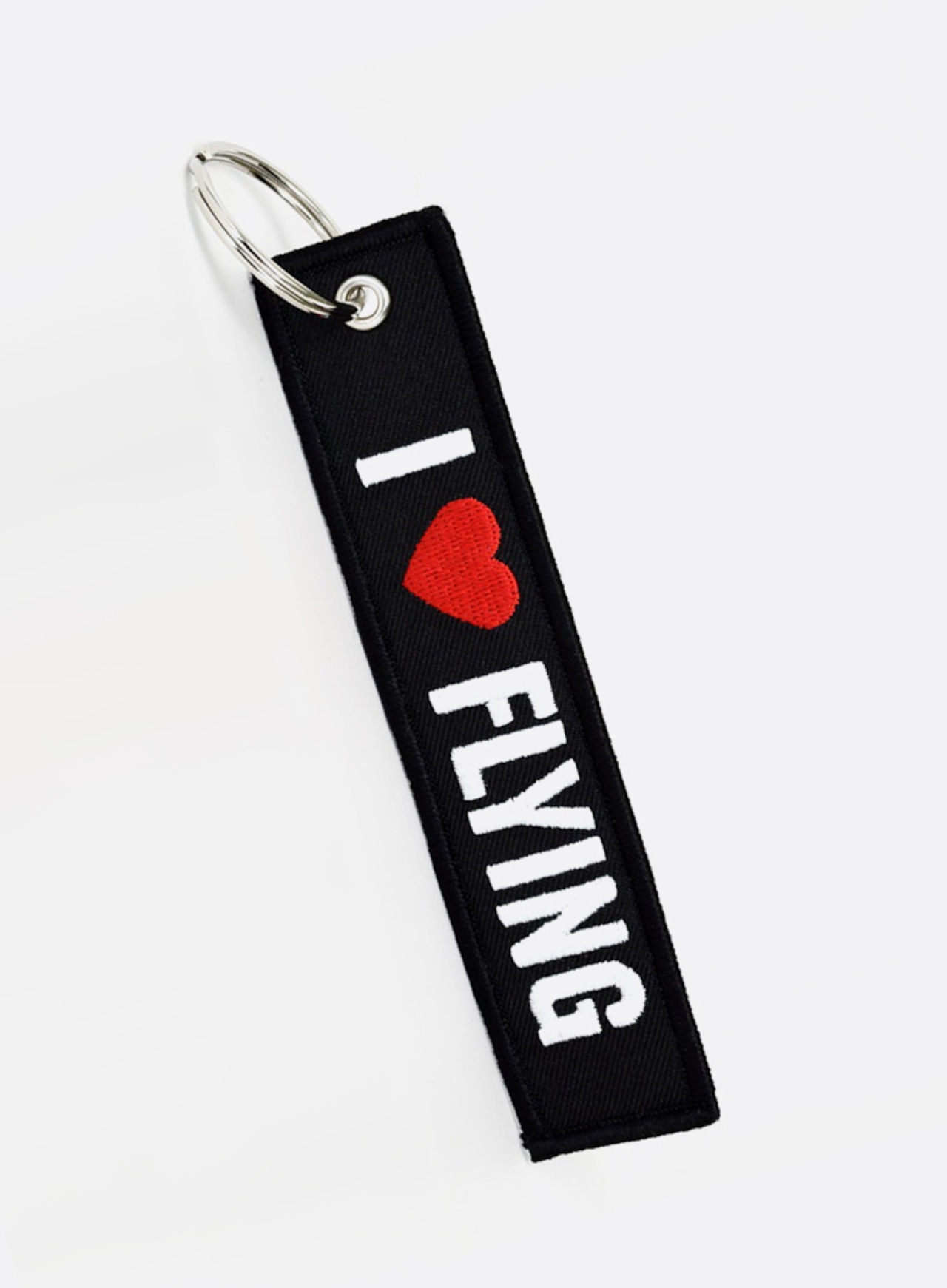 Bag Tag Keychain「I Love Flying」