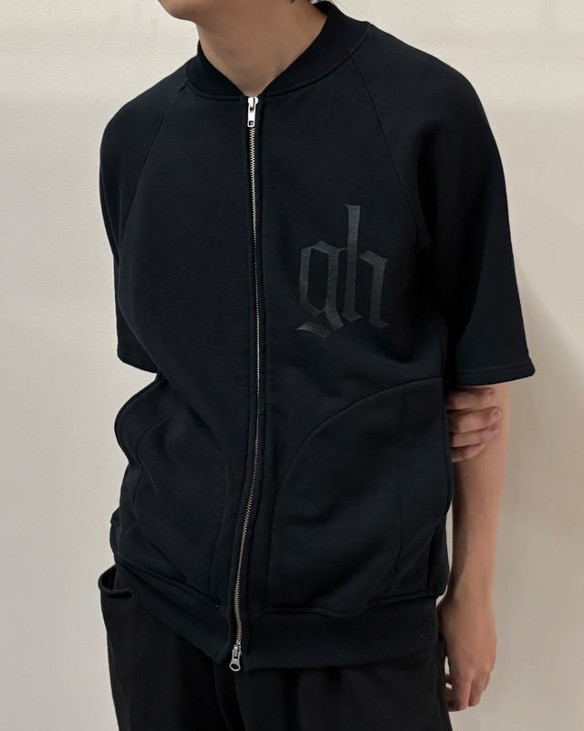 【GOMME HOMME】double zip sweat t-shirt