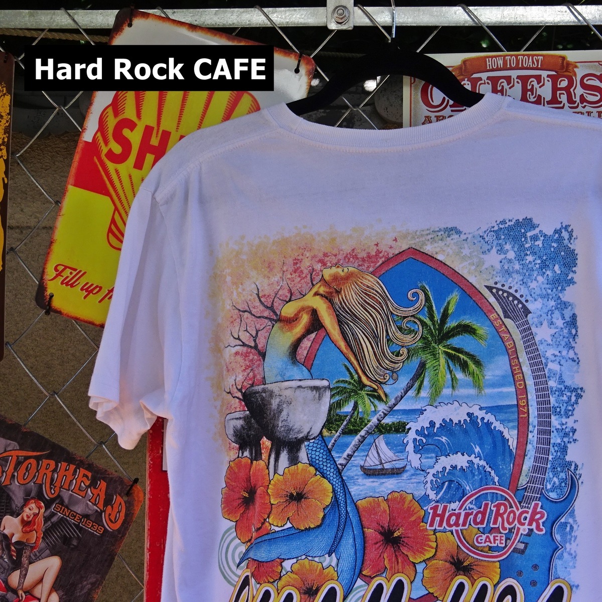 Hard Rock CAFE ハードロックカフェ Tシャツ グアム限定品 M サイズ 