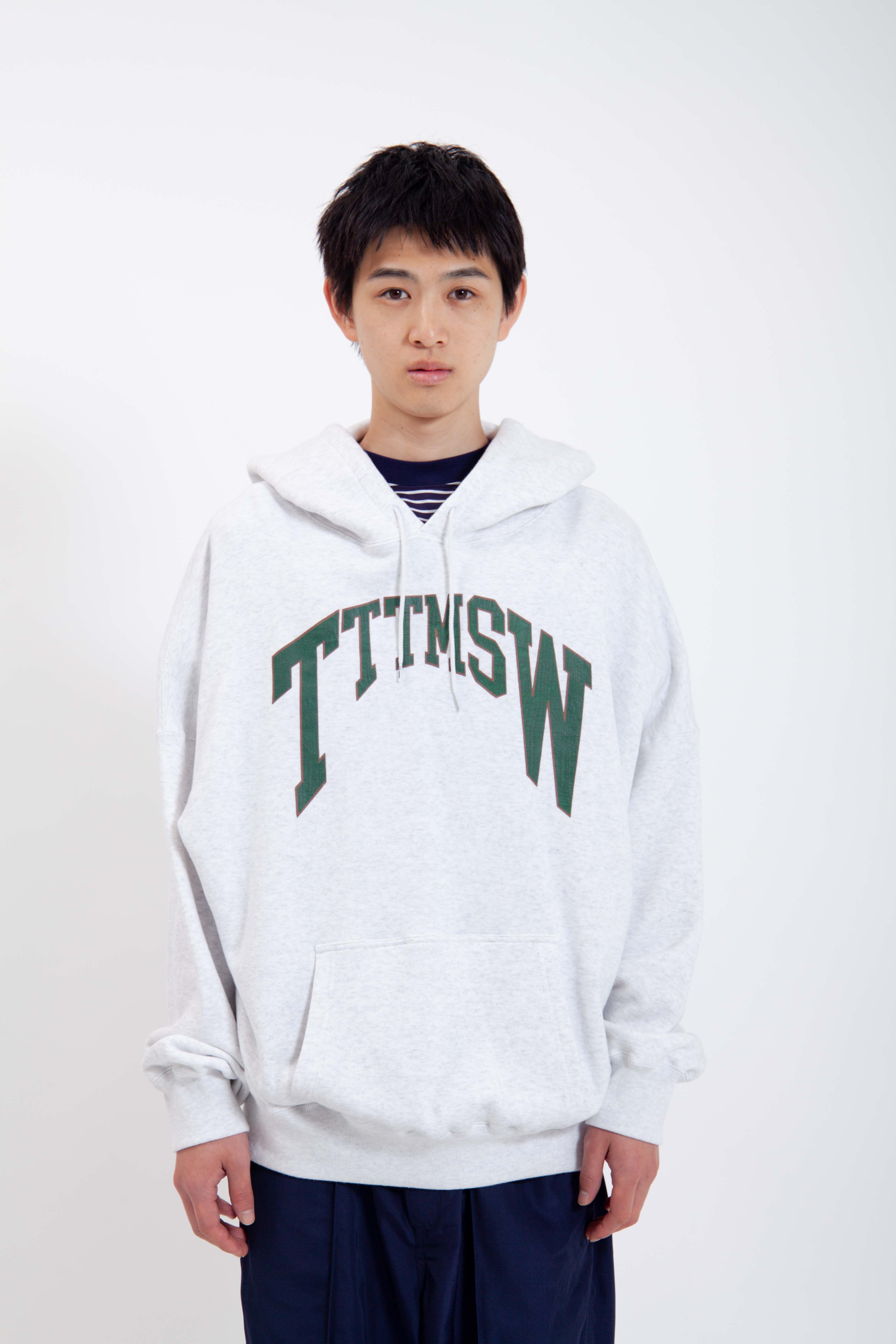 tttmsw logo hoodie グレー tttmsw logo hoodie グレー