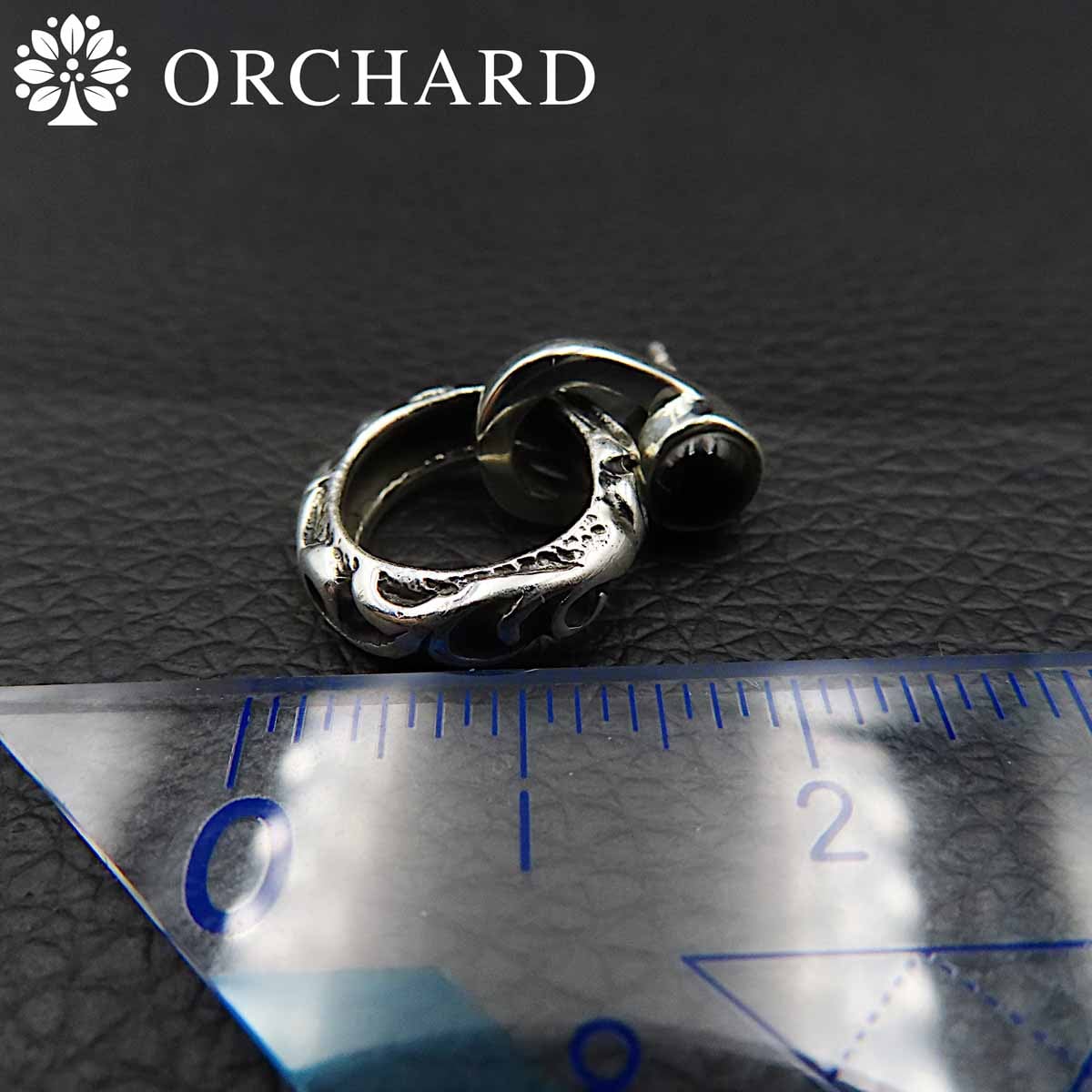 シルバー925 ピアス 両耳 メンズ レディース 925 Silver ブラック