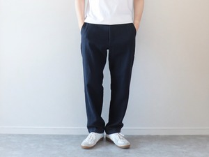 LiSS / LINEN STRAIGHT PANTS - Navy