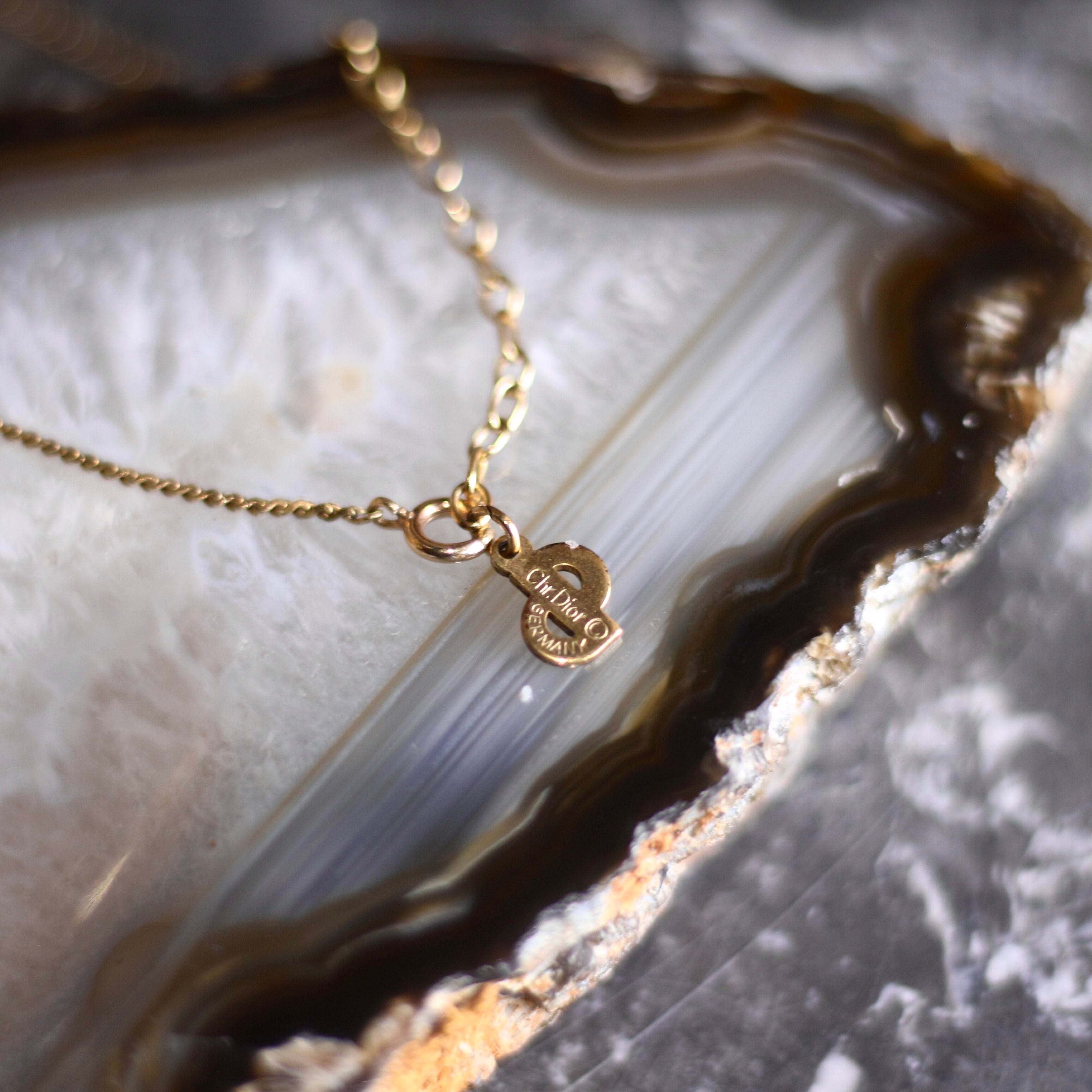 アクセサリー Vintage Christian Dior Chain Necklace Vintage Christian Dior Chain Necklace
