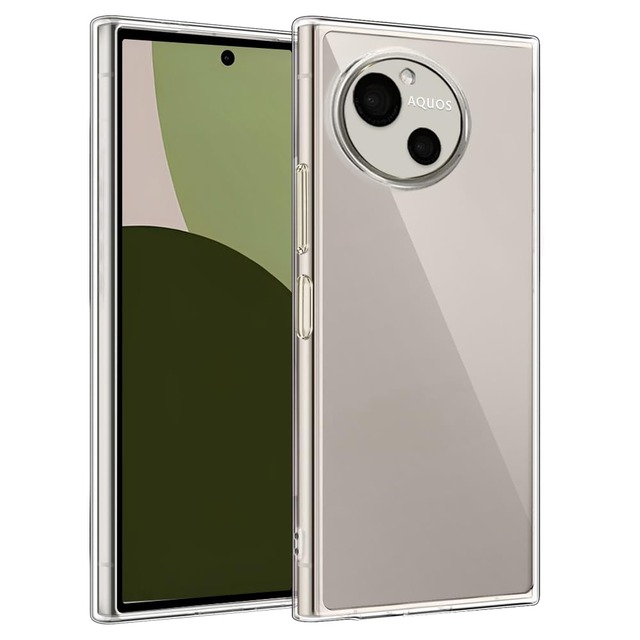 ZXZone for Aquos R10 / R9 ケース アクオス クリア カバー レンズ保護 透明 耐衝撃 衝撃吸収 防指紋 アローズ ユー ソフトバンク Aquos 専用 TPU ソフト クリア カバー (Aquos R10/R9)