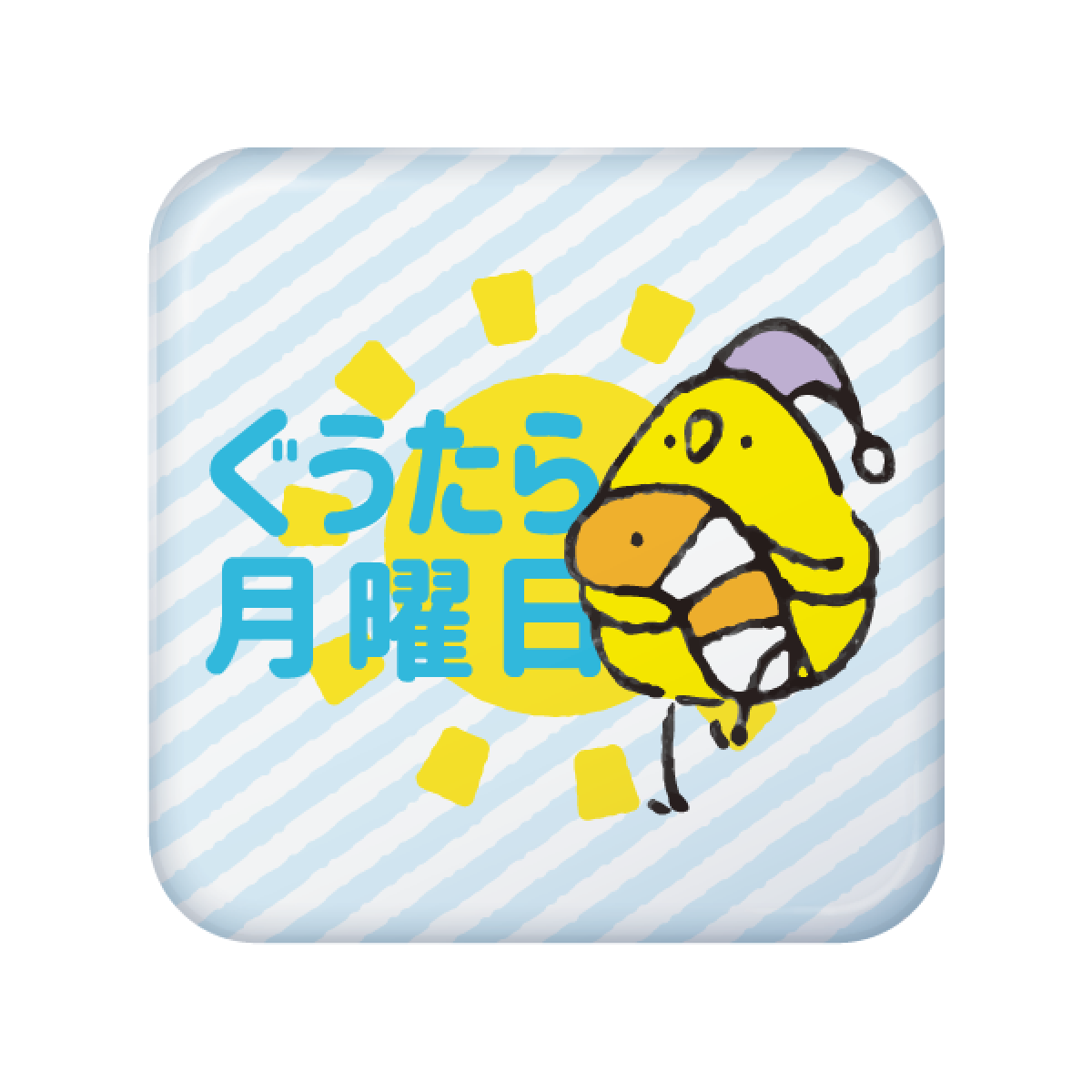 缶バッジ 角型 小（37mm）