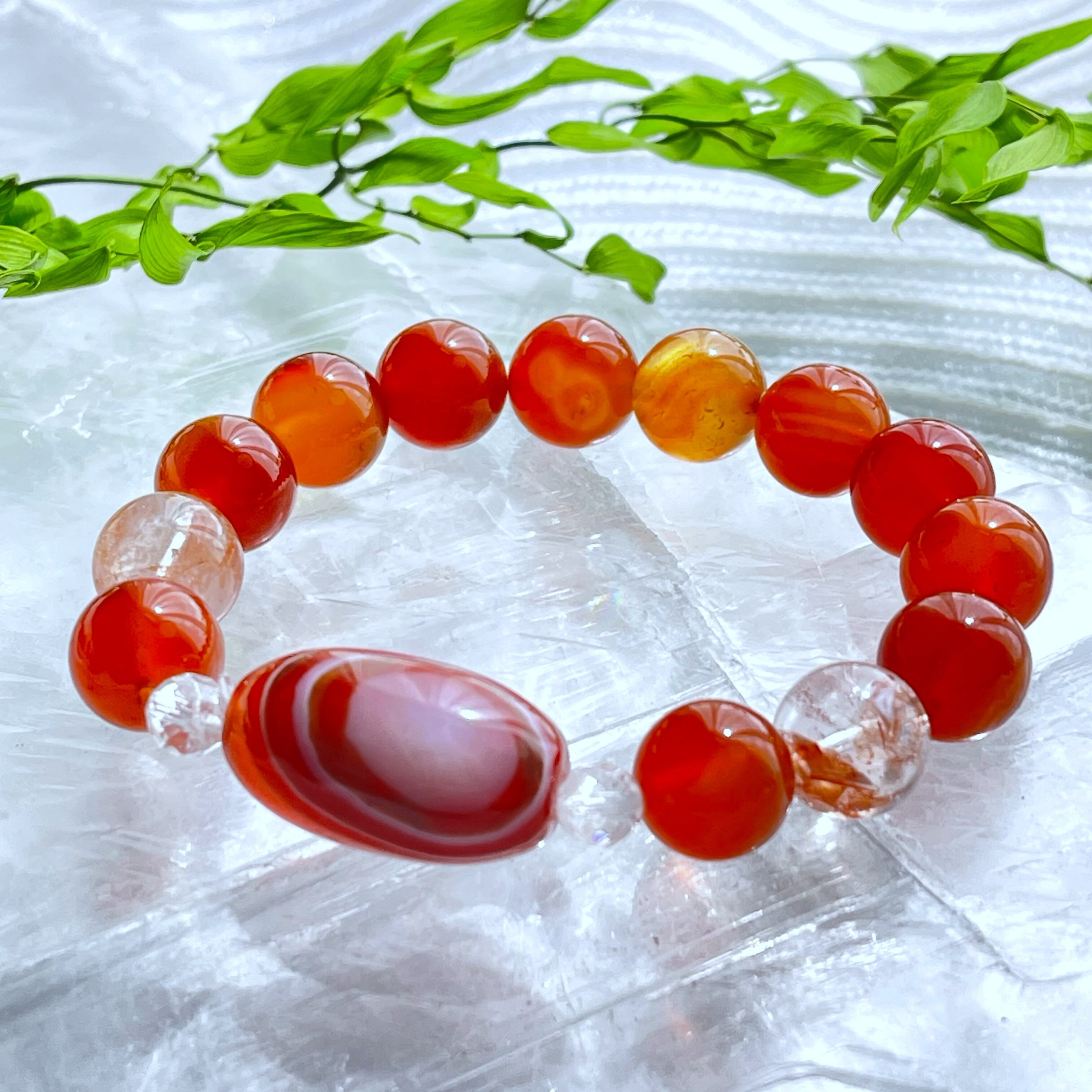 羊眼天珠デザインブレス 希少！高品質 羊眼天珠 天珠 アラシャン瑪瑙 デザインブレスレット