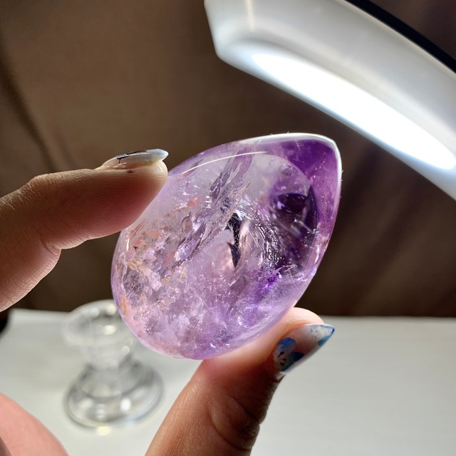 感謝セール☆3.透明度高☆ラベンダーアメジスト・たまご