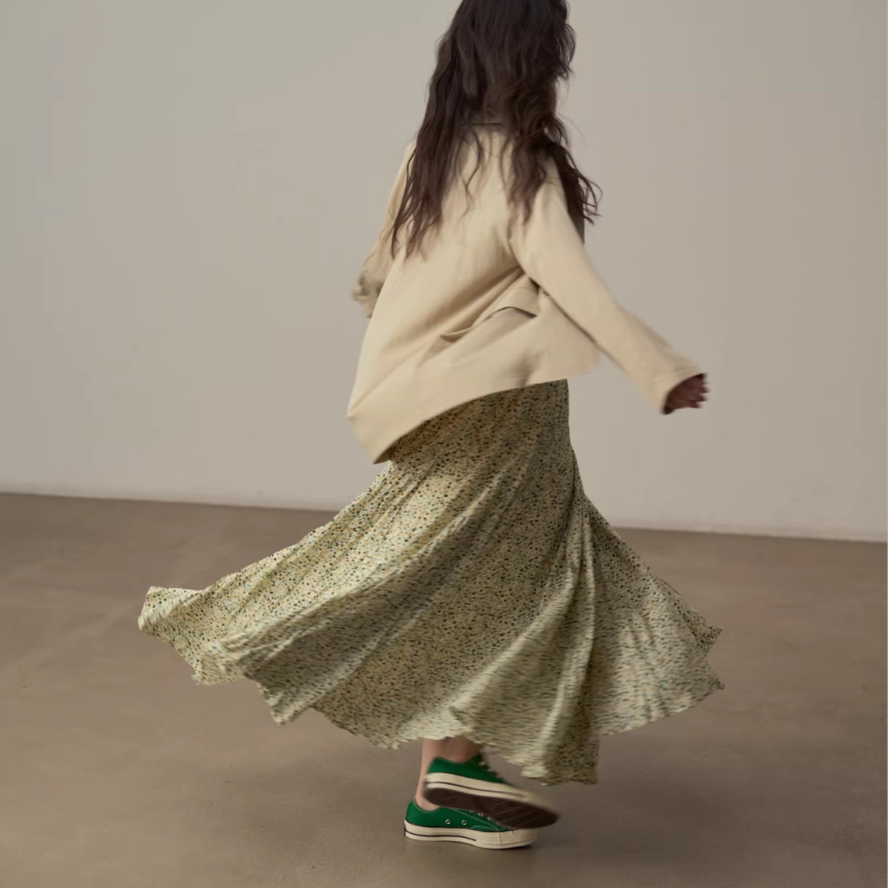 フレンチカジュアル 小花柄 ティアードスカート 00140・画像7