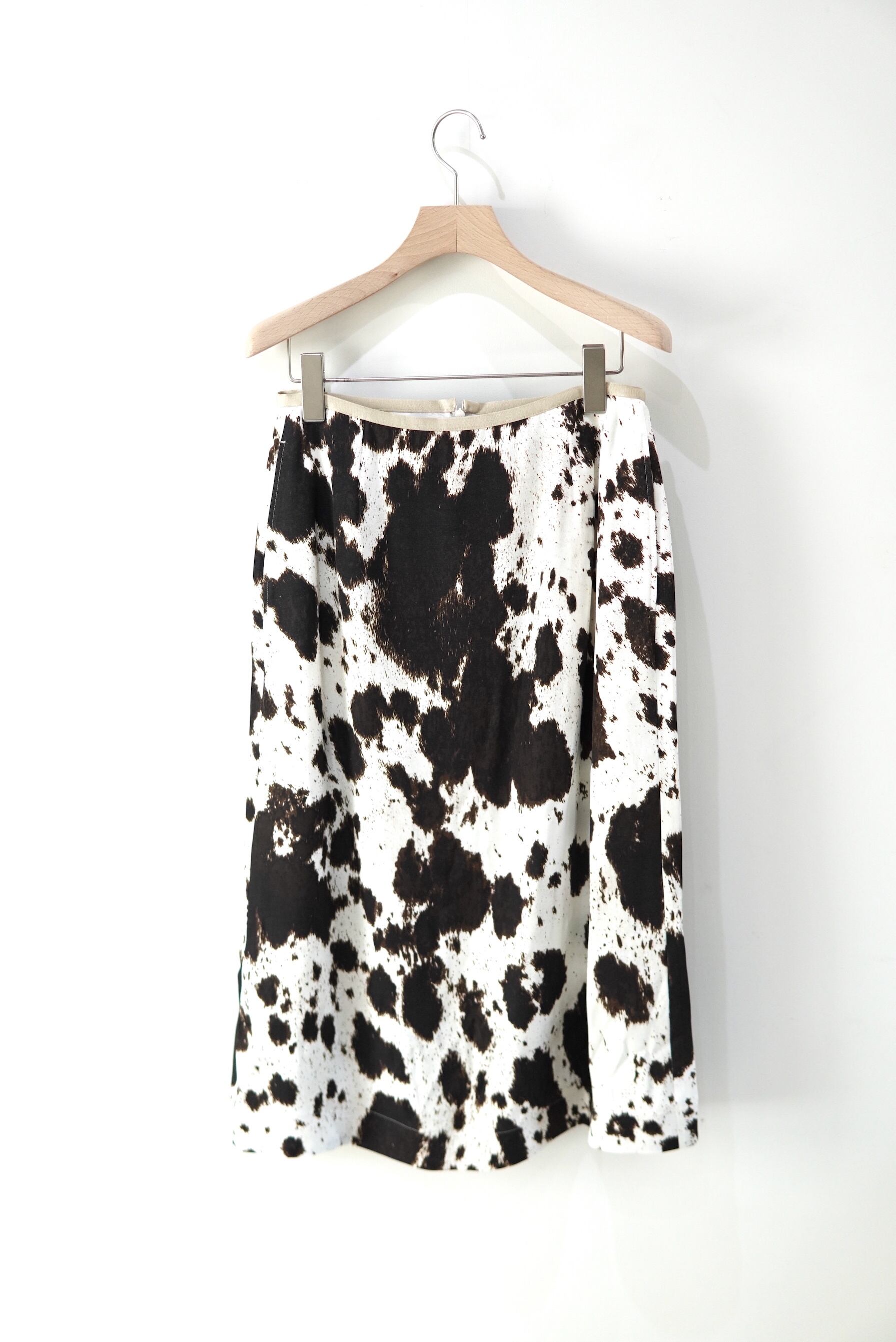 ANTHEM A / LAYER PATTERN PRINTED SKIRT