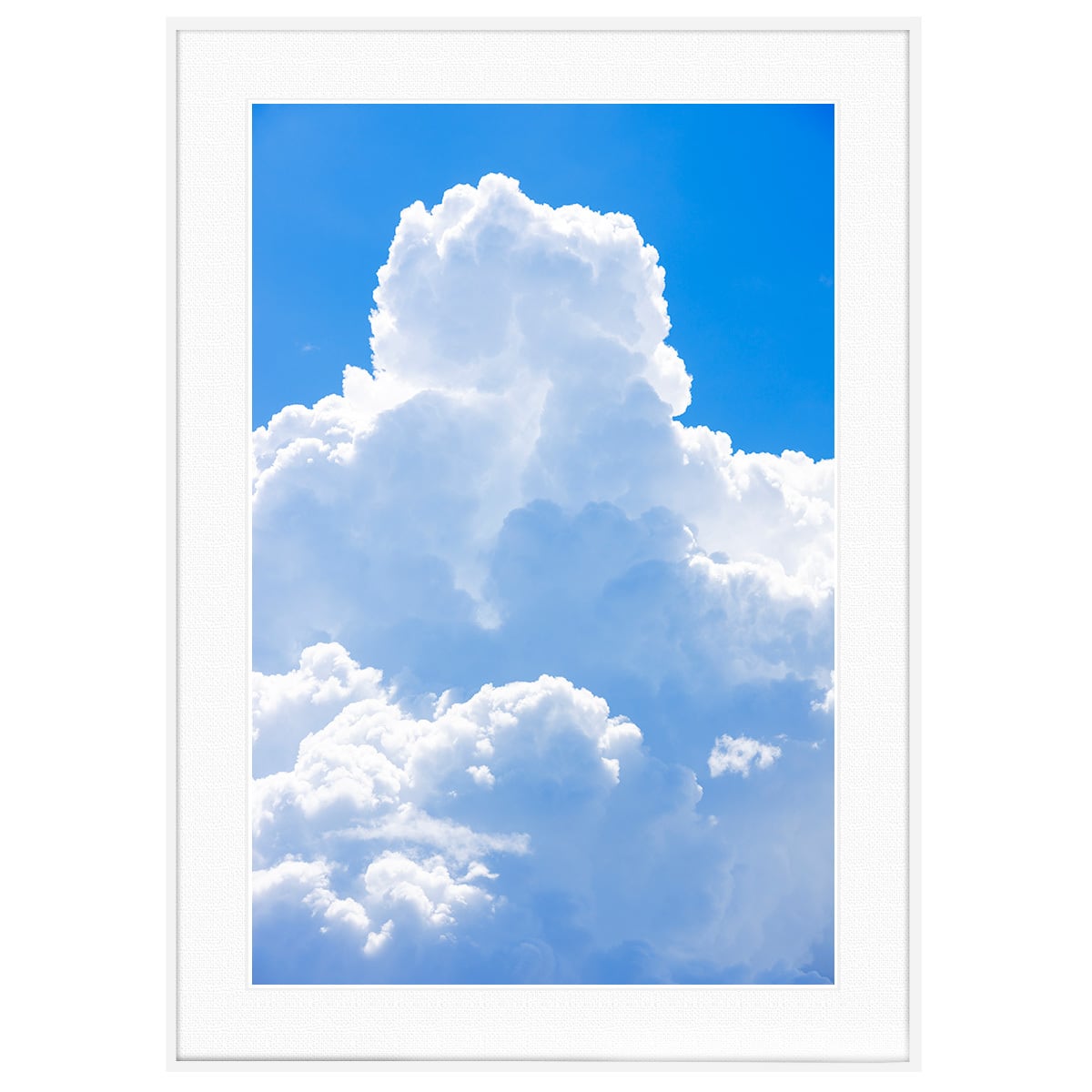 夏写真 入道雲 インテリア アートポスター額装 AS3615
