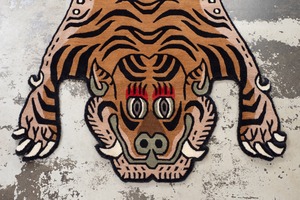 Tibetan Tiger Rug 《Mサイズ•ウール183》チベタンタイガーラグ