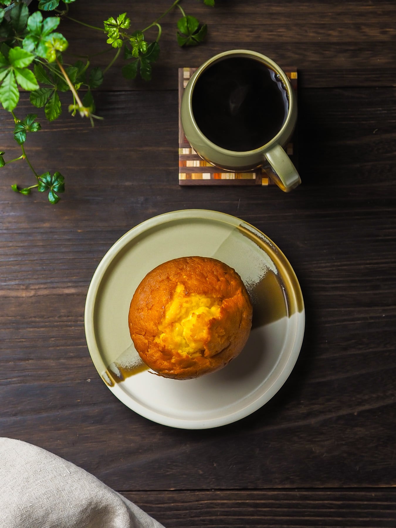 muutos flat plate 16cm ピスタチオグリーン／kobayashi pottery studio