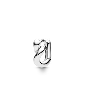 MARIA BLACK マリア・ブラック/Whirl Huggie Pierced Earring - Silver/ ピアス