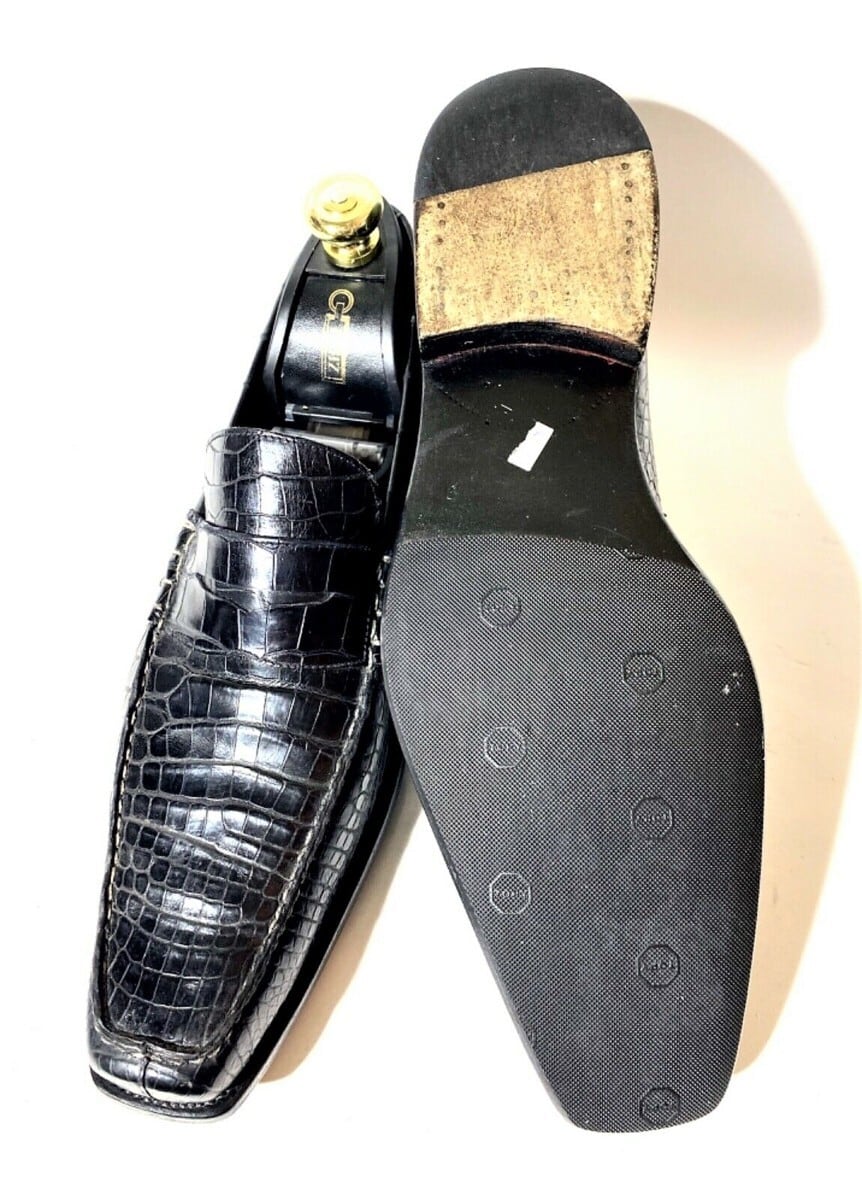 ☆定価90万円超・極上品☆ ブリオーニ BRIONI 極上クロコダイルレザー