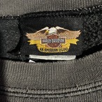 【90s USA】HARLEY-DAVIDSON Black　Fades　Sweat