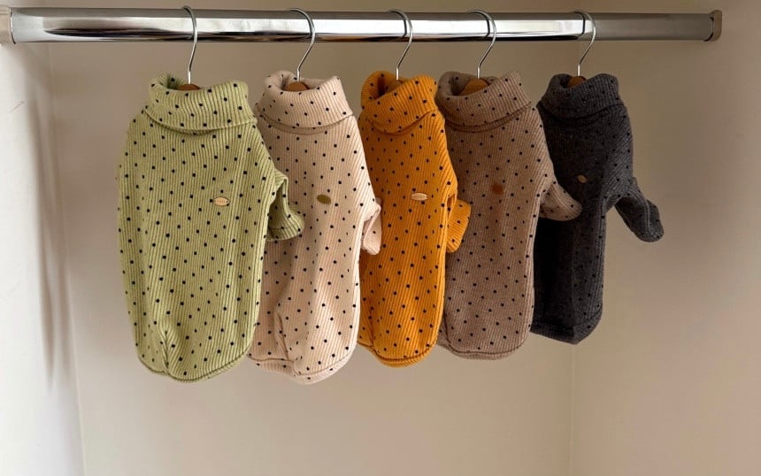 《予約》AA0001 FRENCH DOT TURTLENECK