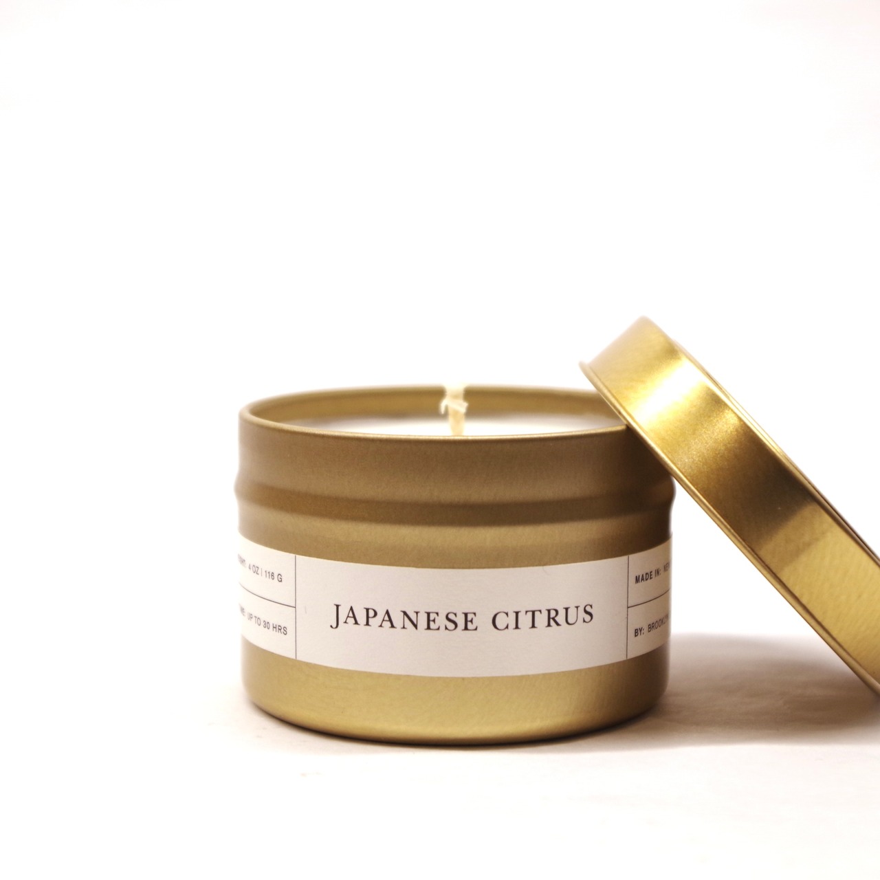 Brooklyn Candle Studio　GOLD TRAVEL CANDLE 再入荷
