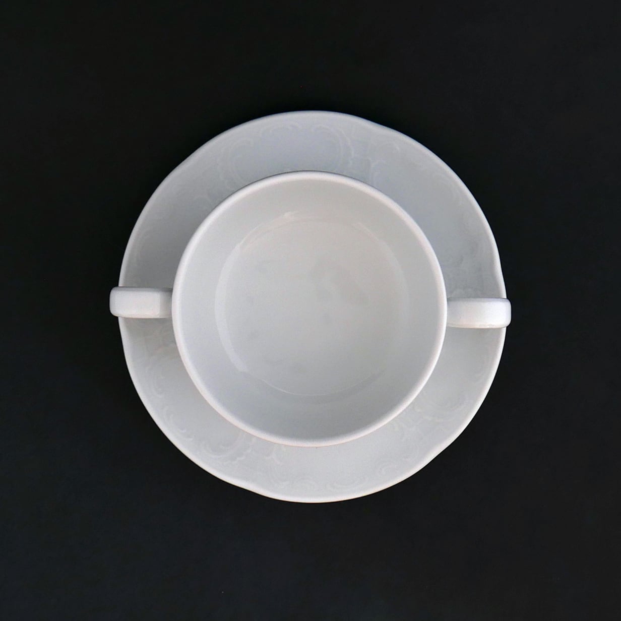 BAUSCHER mozart スープカップ＆ソーサー 280ml ドイツ製 陶磁器