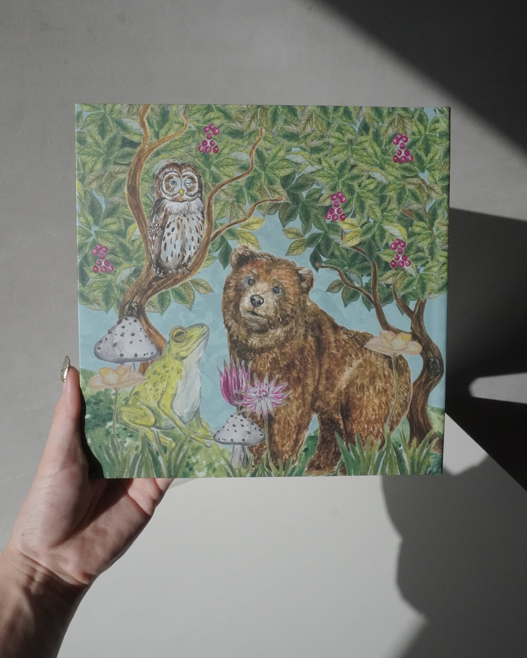 性別発表絵本 赤ちゃんは森の奥に | Wedding Art Book by Ricaco