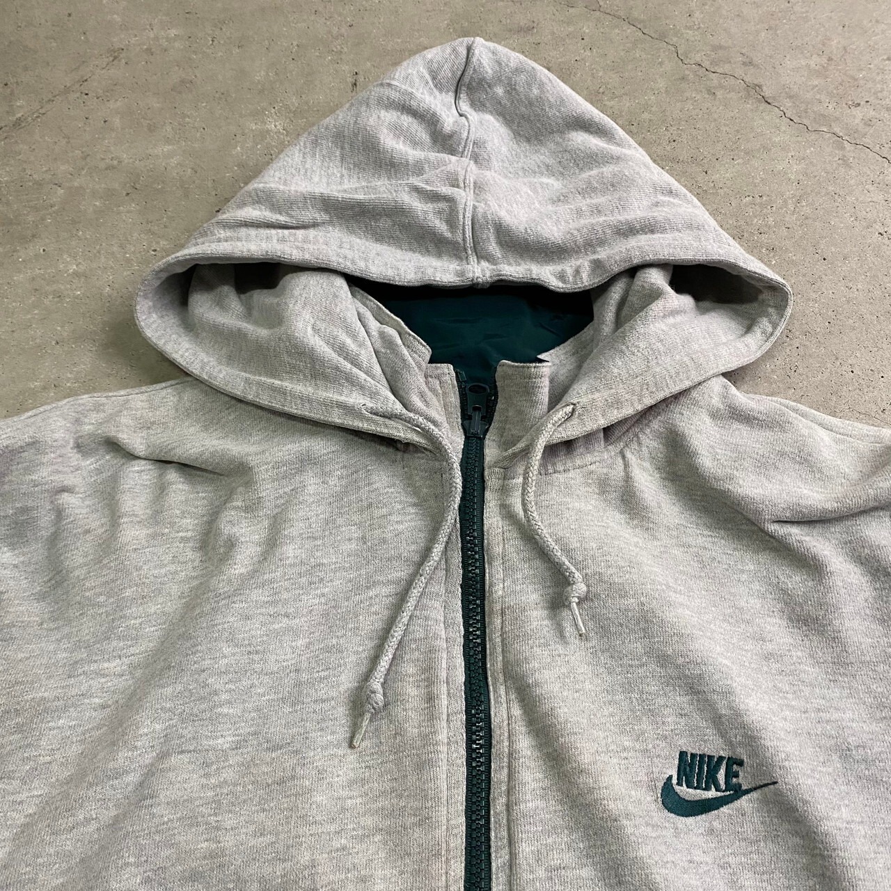 90年代 NIKE ナイキ ビッグスウォッシュロゴ ナイロン×スウェット 