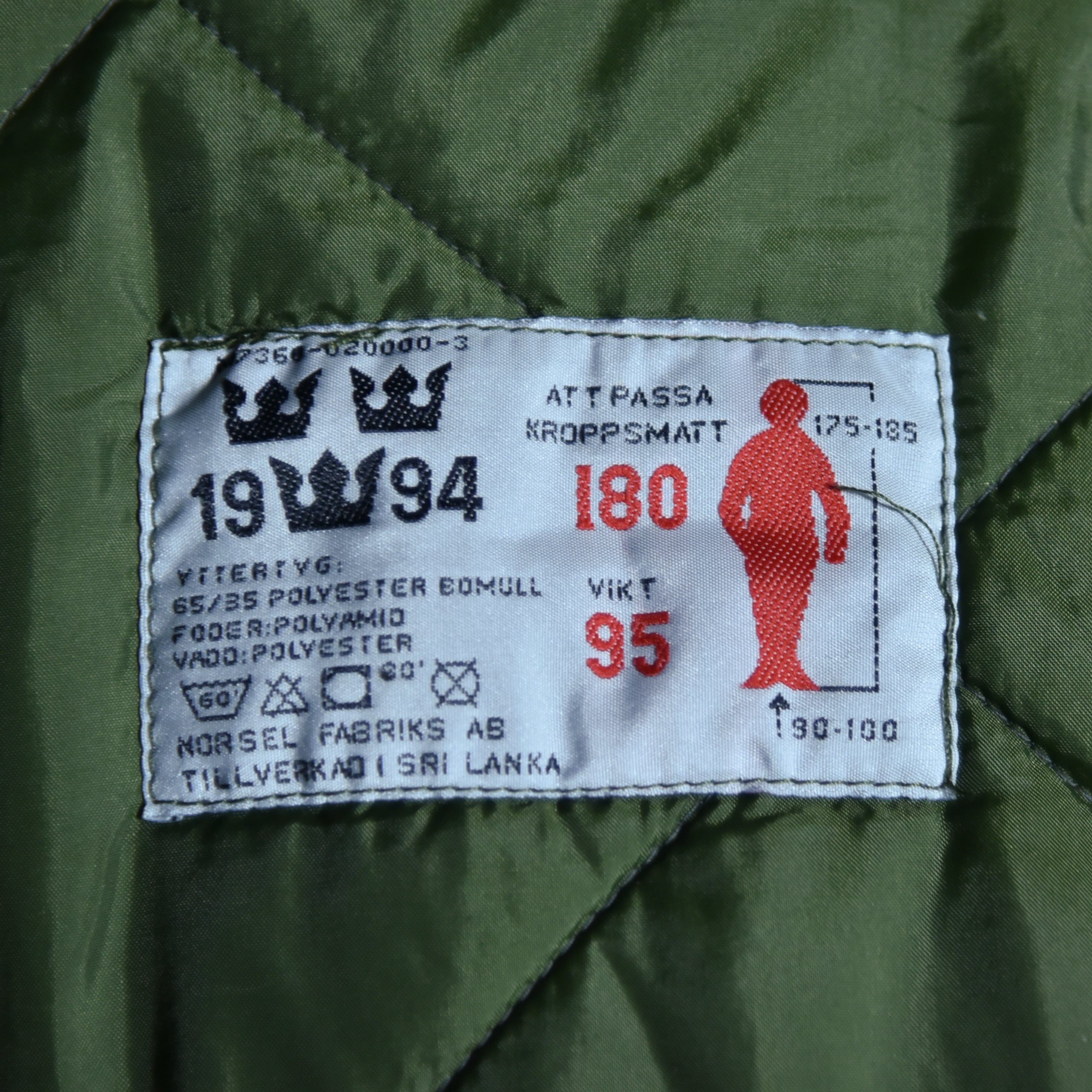 DEAD STOCK】90s Swedish Army M90 Cold Weather Parka スウェーデン軍