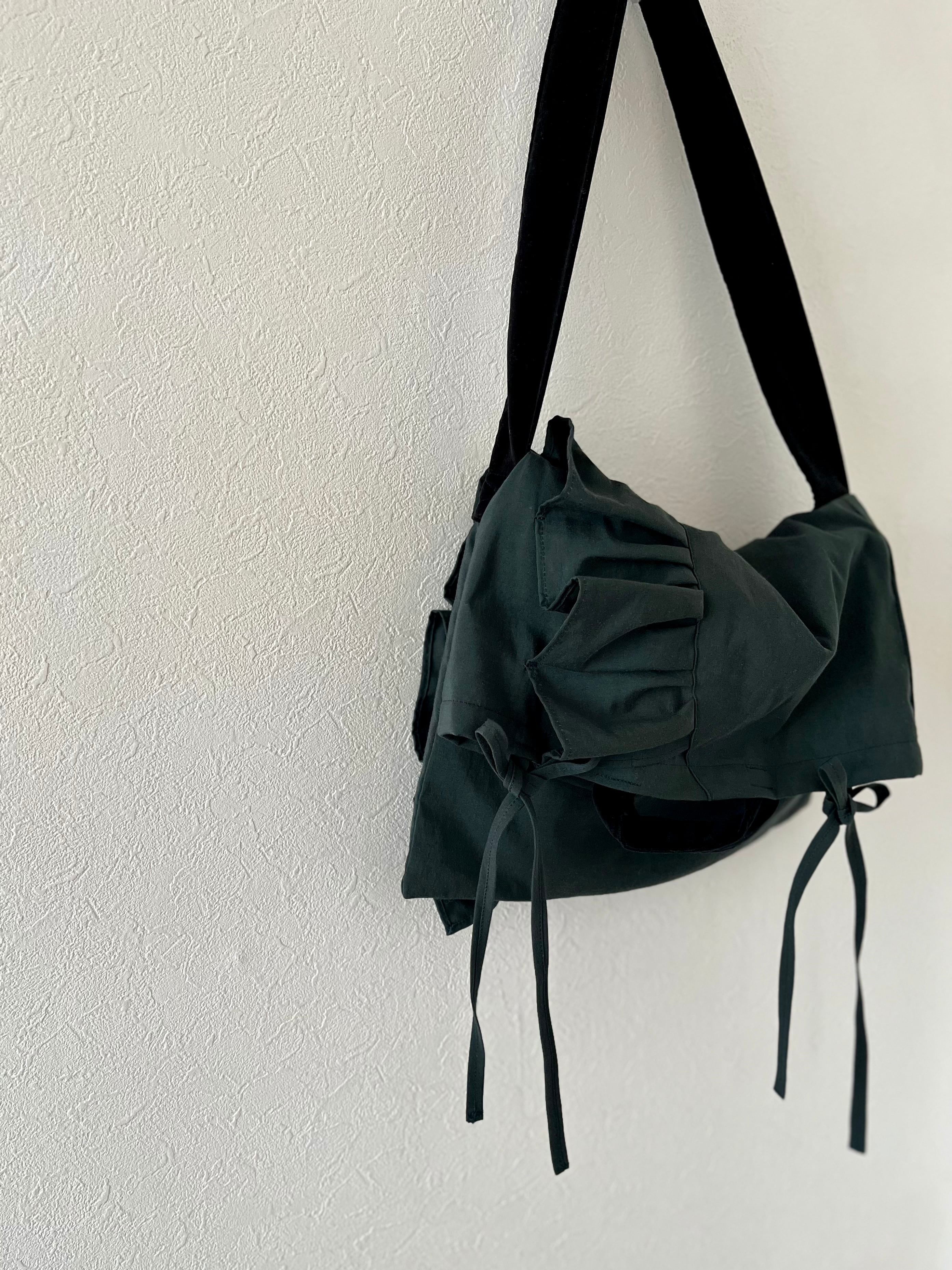 2way frill tote #viridian