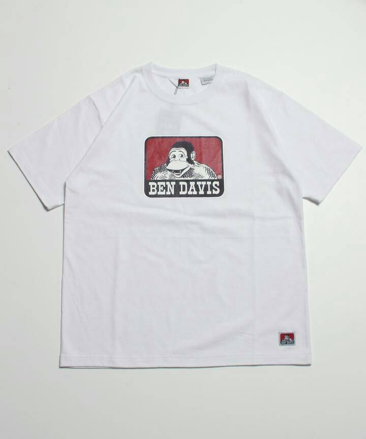 BEN DAVIS (ベンデイビス) GORILLA ICON SHORT SLEEVE TEE 半袖Tシャツ C-0580012 ホワイト