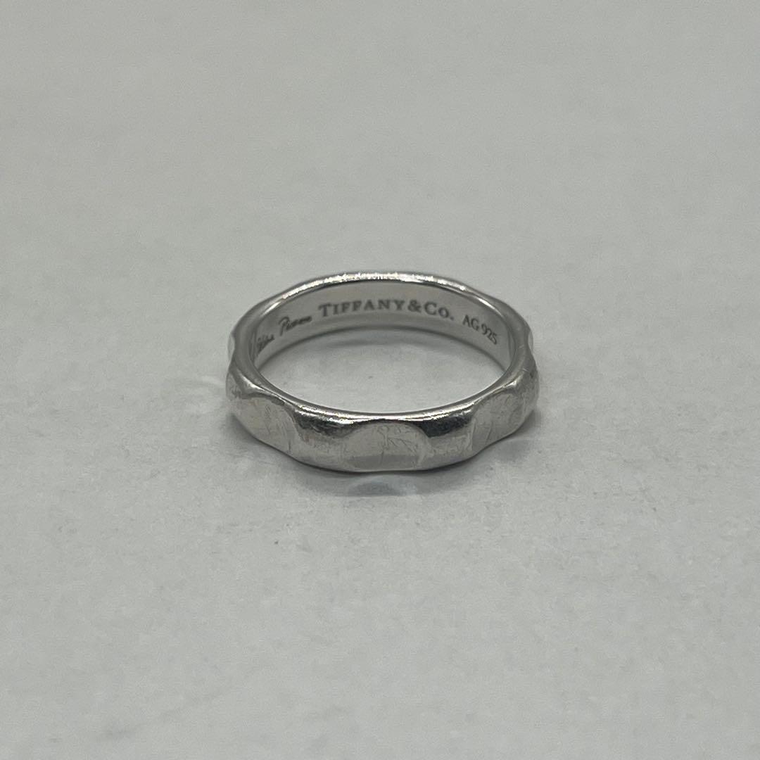 ティファニー TIFFANY パロマピカソ グルーヴ ナロー リング 9号