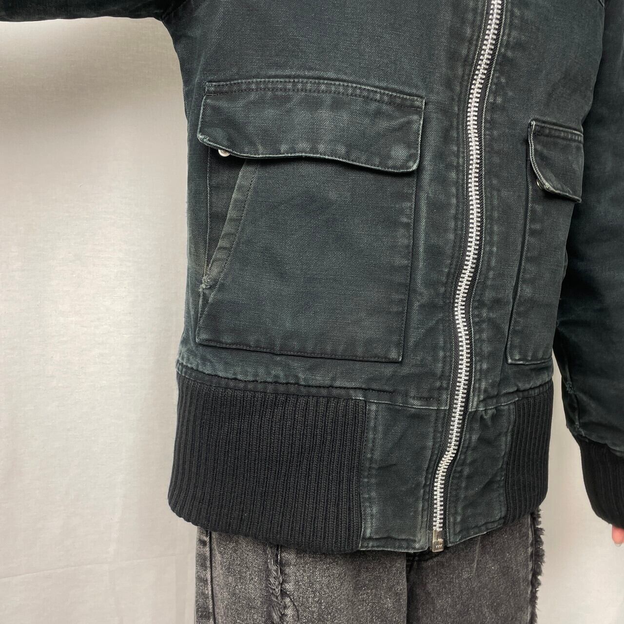 Carhartt カーハート Y2K ダック地 ファットリブ ハイネック Carhartt カーハート Y2K ダック地 ファットリブ ハイネック