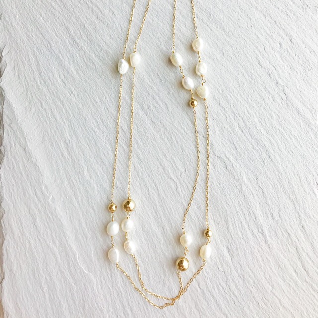 Cocon Pearl Necklace