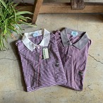 1990's "IZOD Lacoste" Multi Striped Polo shirt Made in USA
