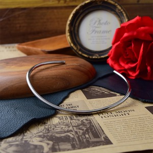 ラウンド ネックレス チョーカー シルバー