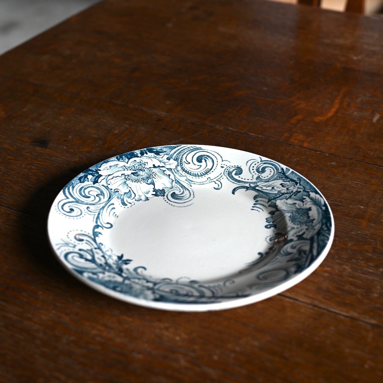 SALINS LES BAINS Plate / サラン レ バン プレート〈 フランス食器・皿・フランスアンティーク・アンティークプレート・ブロカント・ヴィンテージ 〉114165