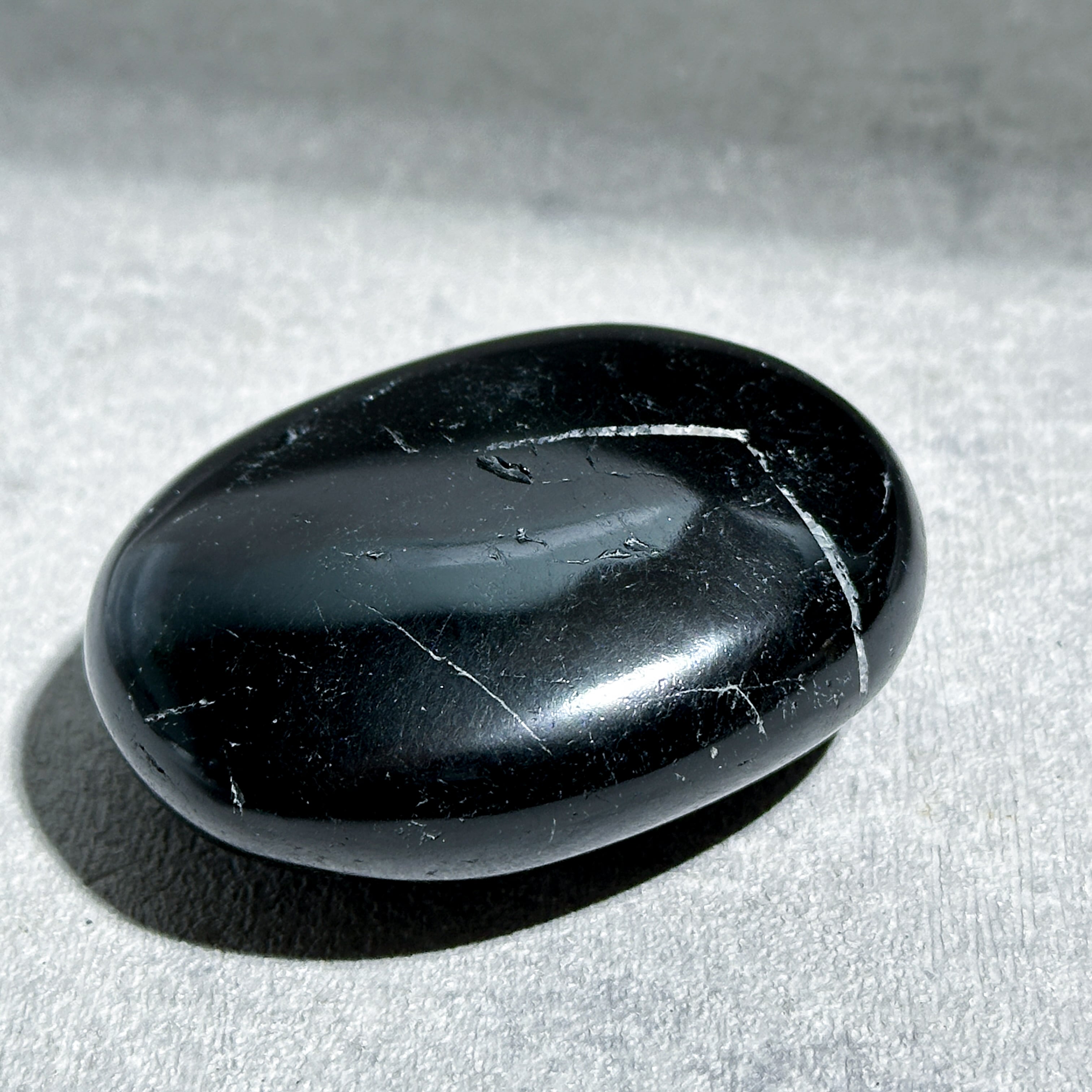 ブラックトルマリン パームストーン47◇ Black Tourmaline ◇天然石