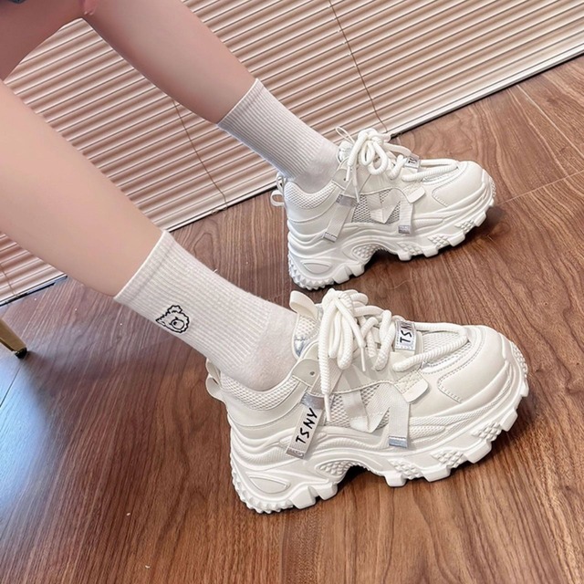 アートパッチミックスボリュームスニーカー   R01558