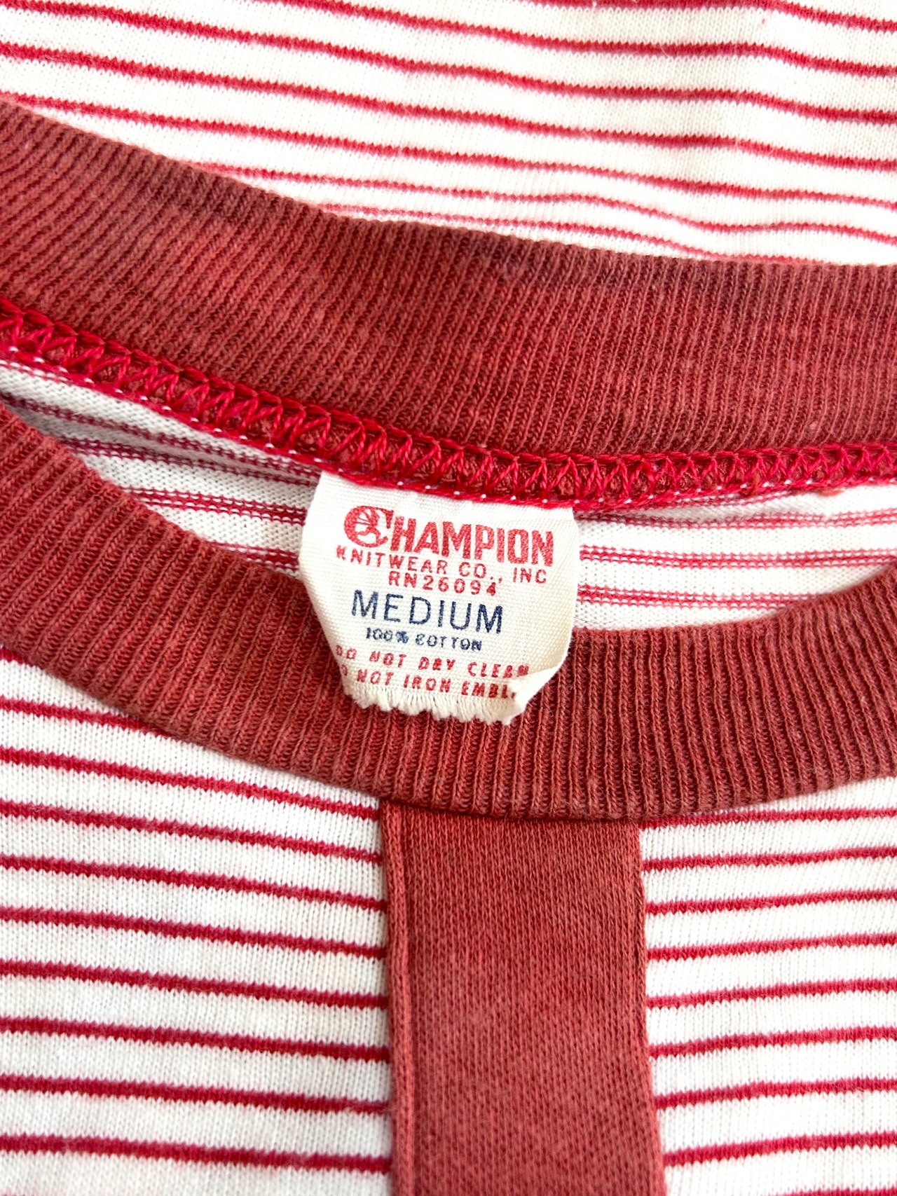 60s Champion "BOARDER" Ringer Tee Size M