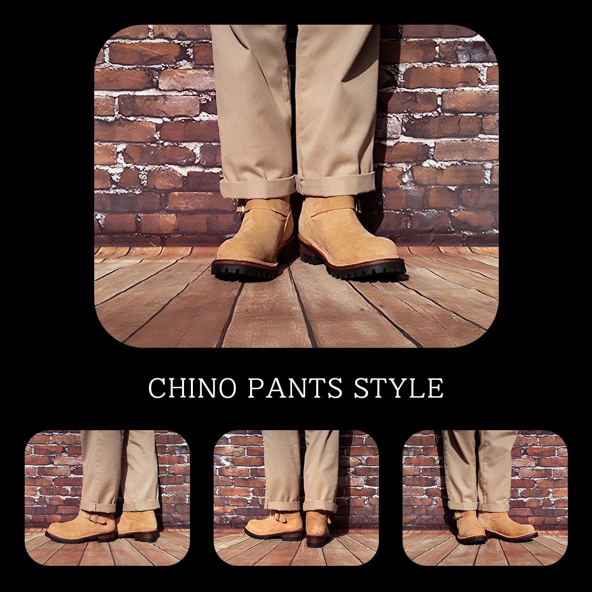 TS-015 / ENGINEER BOOTS / BEIGE/S | 瀧口商店