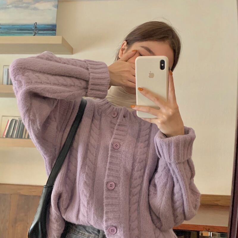 ルーズセーター ジャケット スプリングオータムスタイル 大人ガーリー スウィート キュート カジュアル 春物 秋物 試着室48818073781