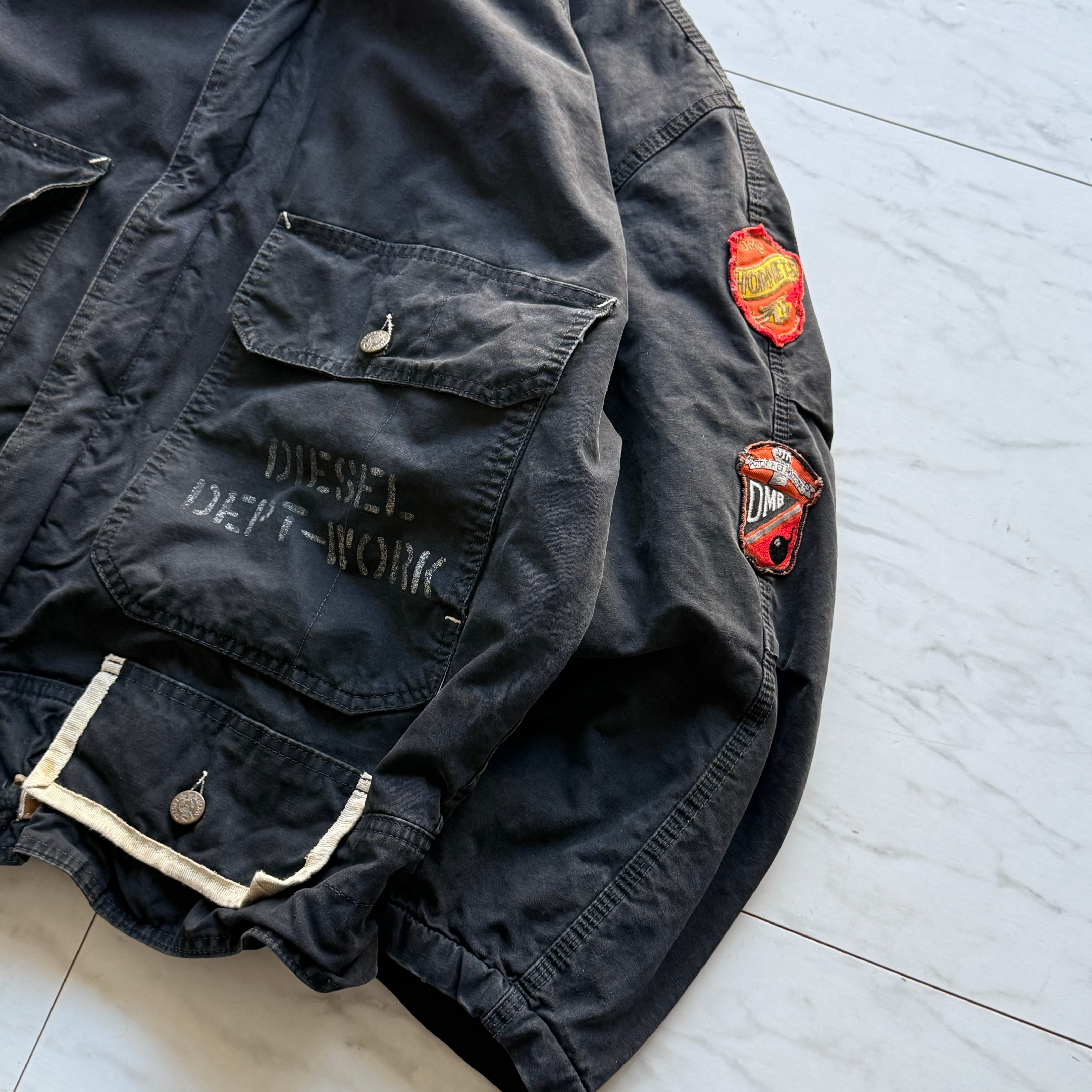 90s〜 ITALY製 DIESEL DEPT-WORK jacket men'sXL程 | 古着butterfly