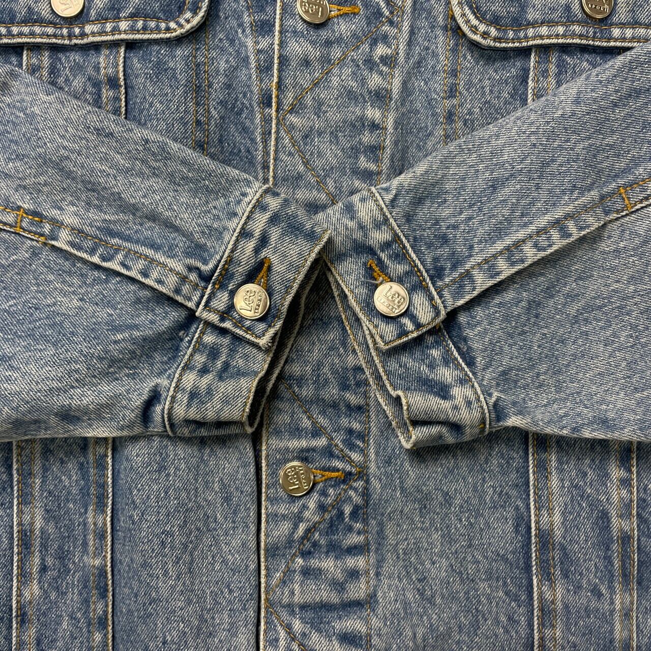 90年代 Lee SPORT リー スポーツ デニムジャケット 刺繍 メンズ2XL