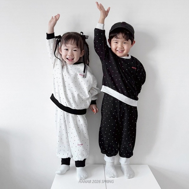 《送料無料》予約：ドットセット【HANAB】※ジュニアサイズ