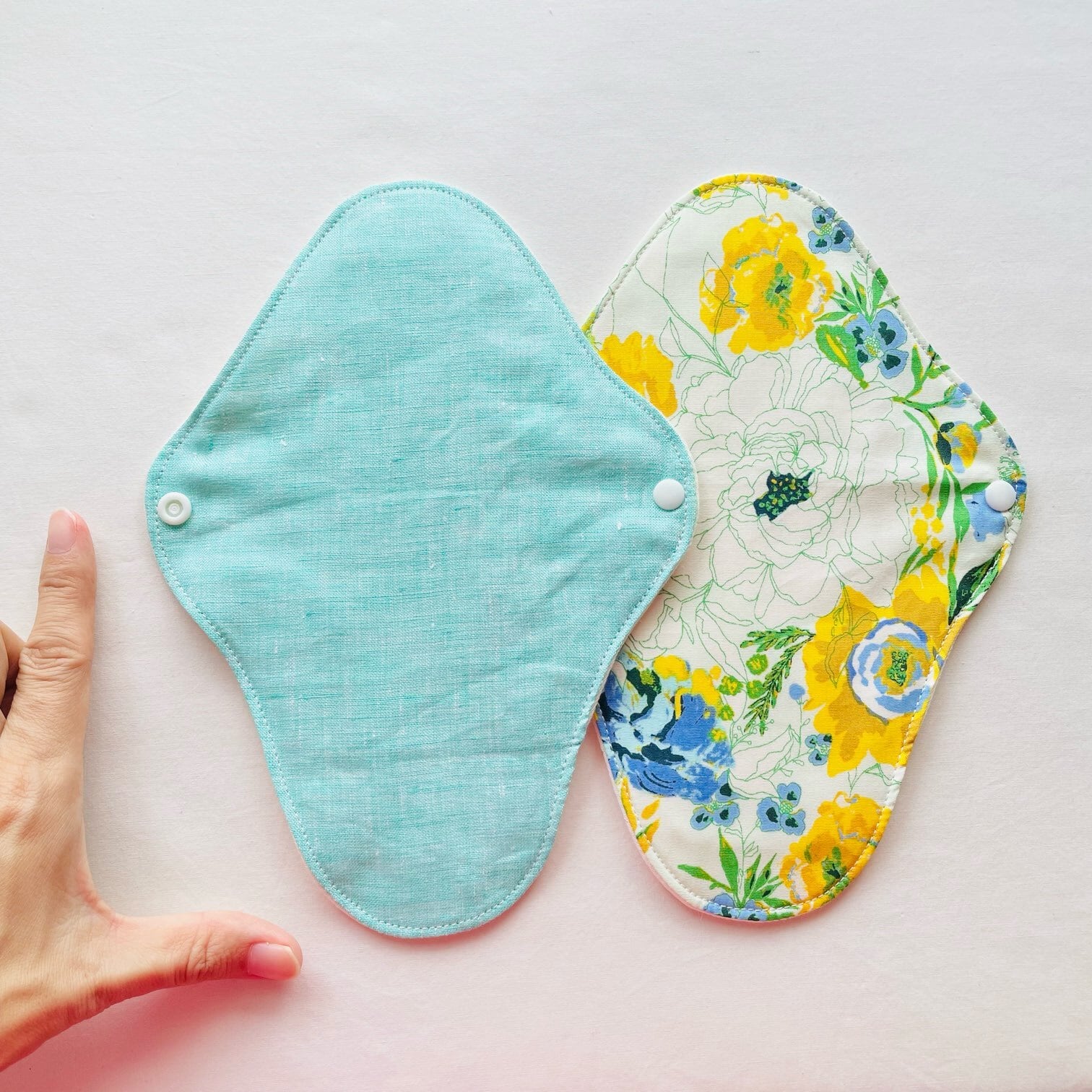 布ナプキンS「emerald + 水花」