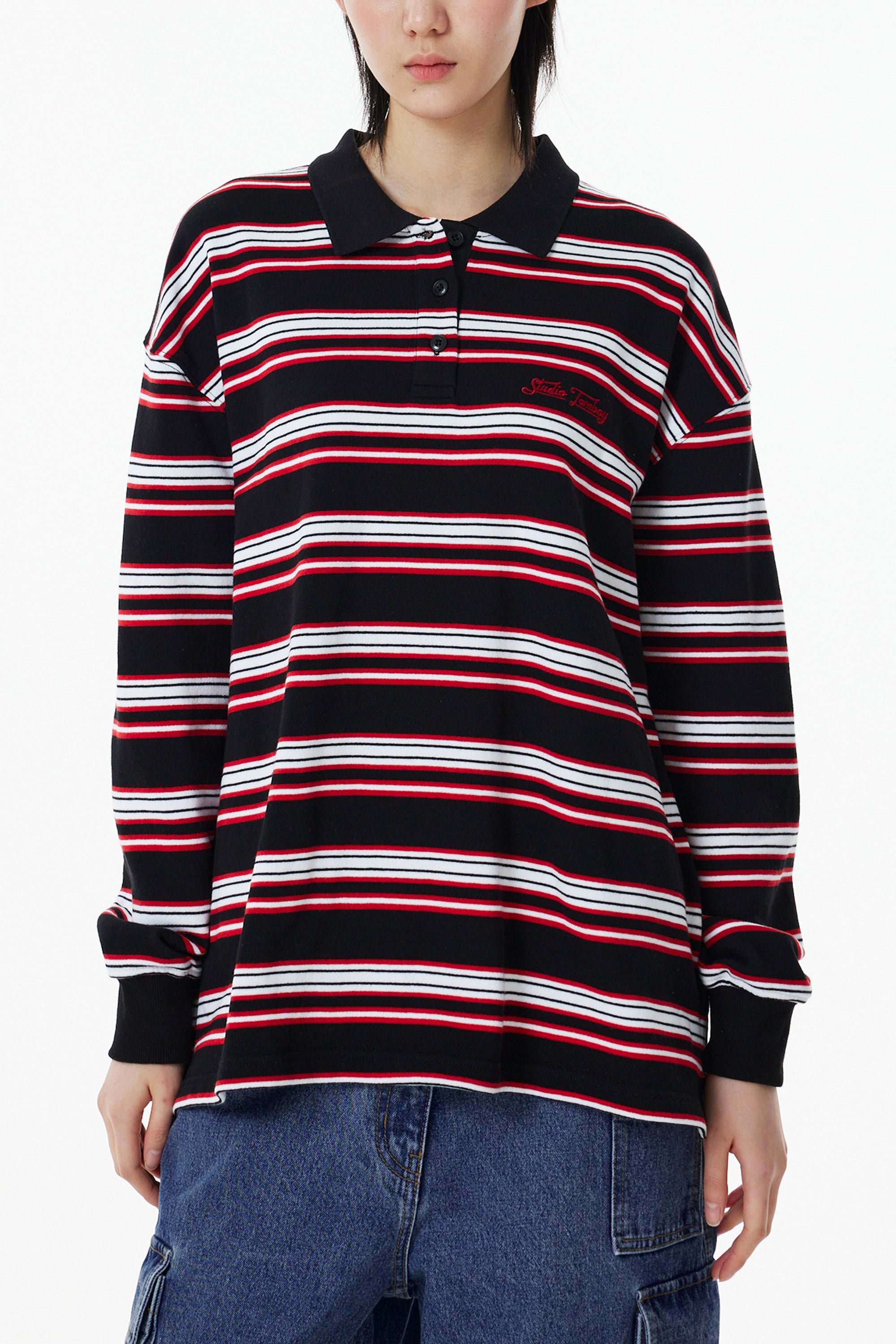 ☆BOYNEXTDOOR ウナク 着用！！【STUDIO TOMBOY】マルチ ストライプ