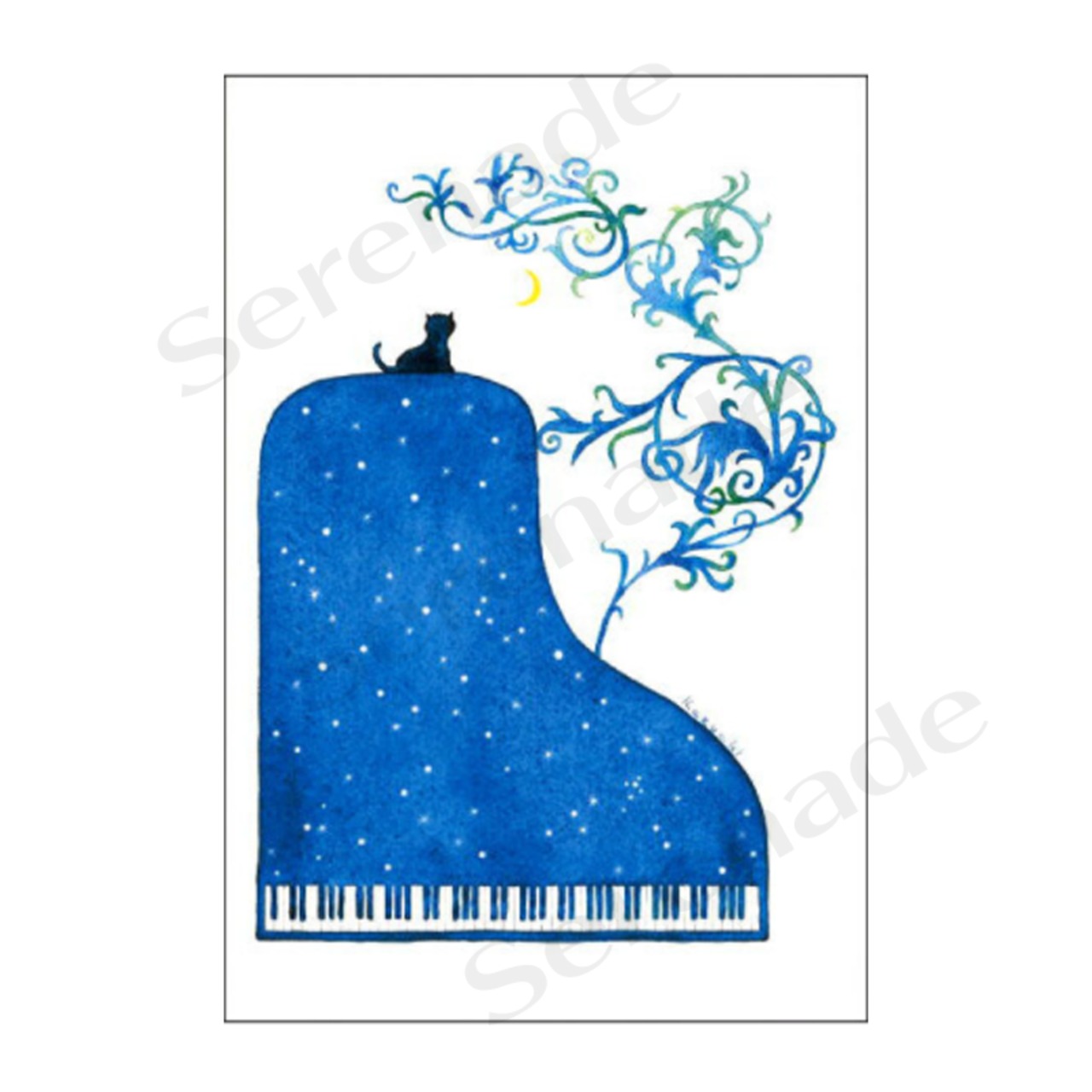 ポストカード 山田和明 「夜の樹」